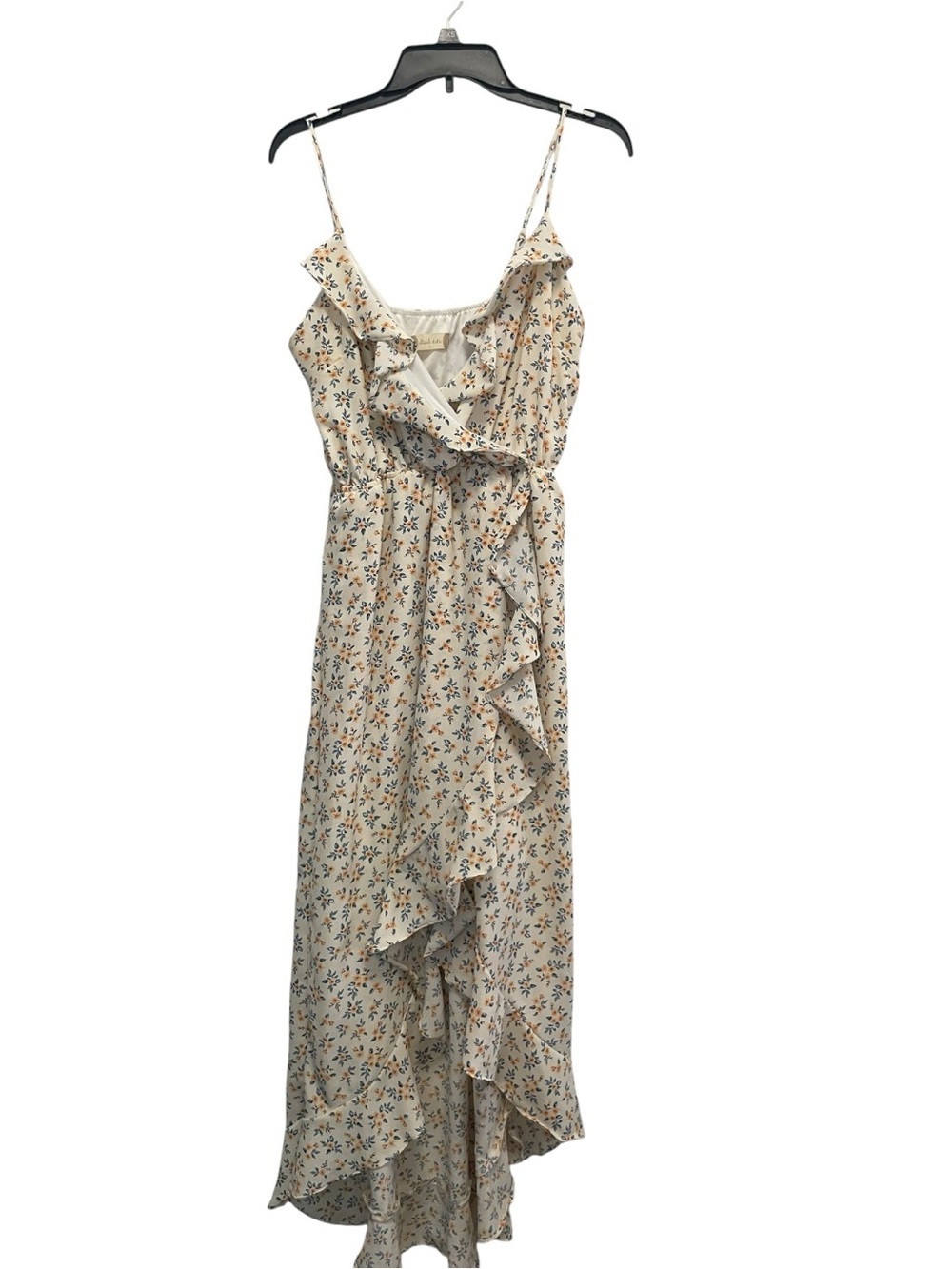Altar’d State Ruffle Floral Midi Dress Size Large